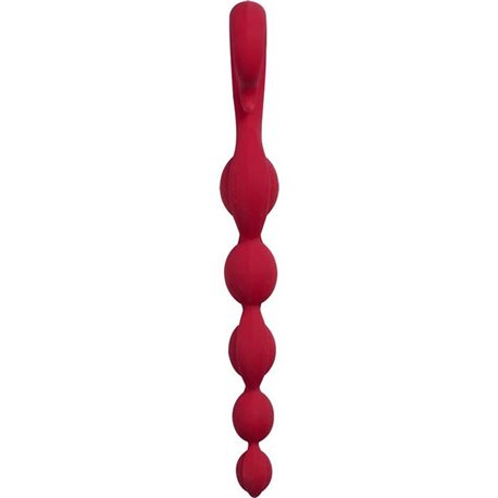 Dildo FUN FACTORY Bendybeads, czerwony