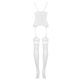 Bodystocking F214 białe S/M/L