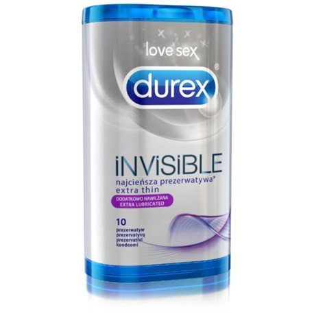 Prezerwatywy Durex Invisible A10 dodatkowo nawilżone