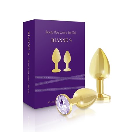 Rianne S - Boooty Plug Luxury Set 2x Gold