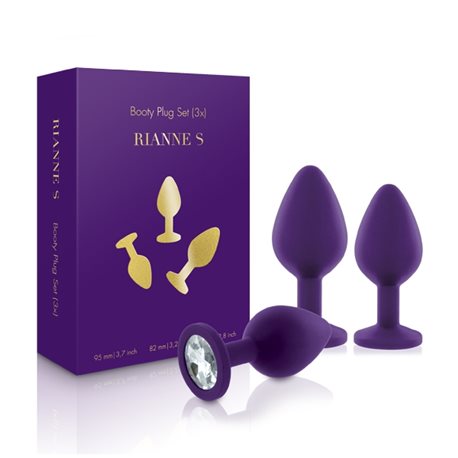 Rianne S - Booty Plug Set 3x Purple
