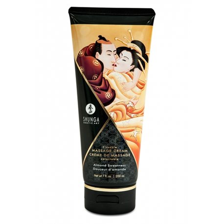 Shunga - Almond Sweetness Kissable Massage Cream 200 ml