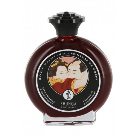 Shunga - Strawberries & Champagne Bodypaint 100 ml