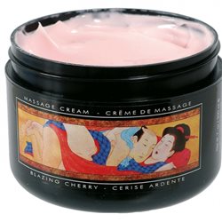Shunga - Blazing Cherry Massage Cream 200 ml