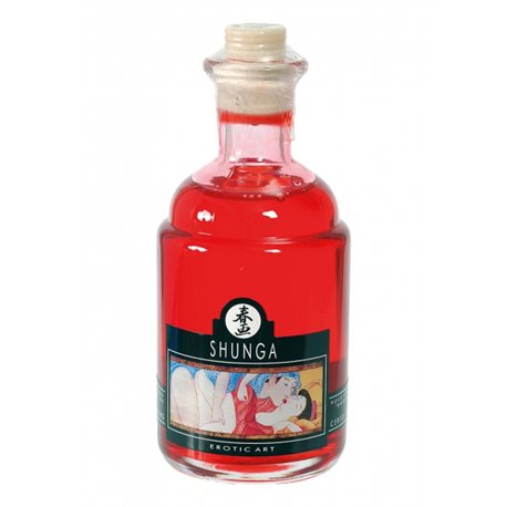 Shunga - Blazing Cherry Warming Oil 100 ml