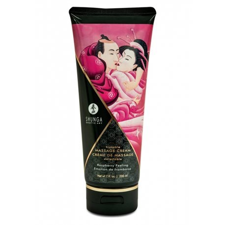 Shunga - Raspberry Feeling Kissable Massage Cream 200 ml