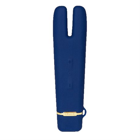 Wibrator - Crave Duet Flex Vibrator Blue Niebieski