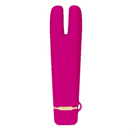 Wibrator - Crave Duet Flex Vibrator Pink Różowy