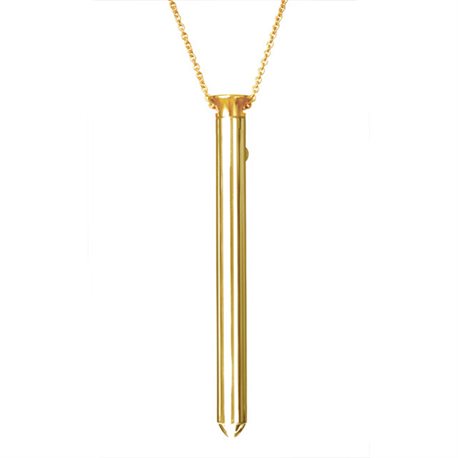 Wibrator naszyjnik - Crave Vesper Vibrator Necklace Gold Złocony