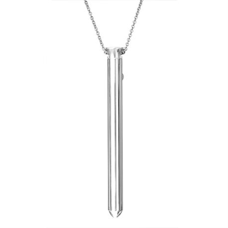 Wibrator naszyjnik - Crave Vesper Vibrator Necklace Silver Srebro