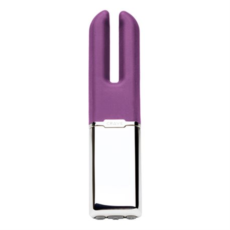 Stymulator - Crave Duet Vibrator Purple Fioletowy