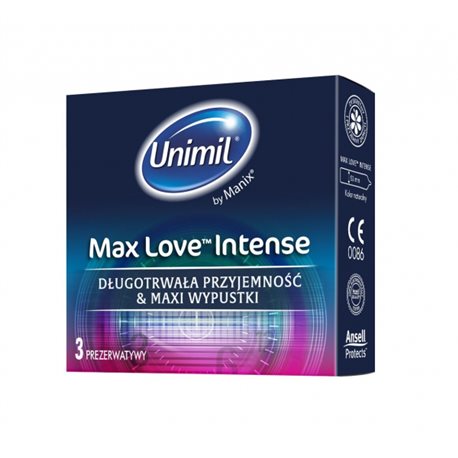 Unimil Max Love Intense 3 szt.