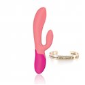 Rianne S ESSENTIALS - Xena Rabbit Vibrator Coral & French Rose