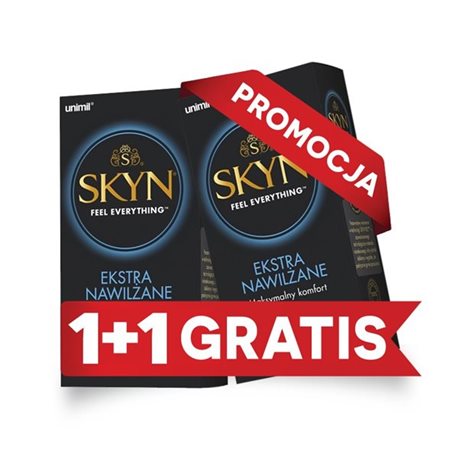 UNIMIL: 2 za 1 SKYN Ekstra Nawilżone (2 x 10 szt.)