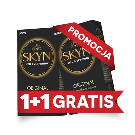 UNIMIL: 2 za 1 SKYN Original nielateksowe (2 x 10 szt.)