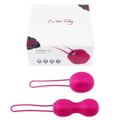 Nomi Tang - Kulki do ćwiczenia mięśni Kegla - IntiMate Kegel Set Red