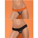 Obsessive Lacea stringi DUO PACK panterka L/XL