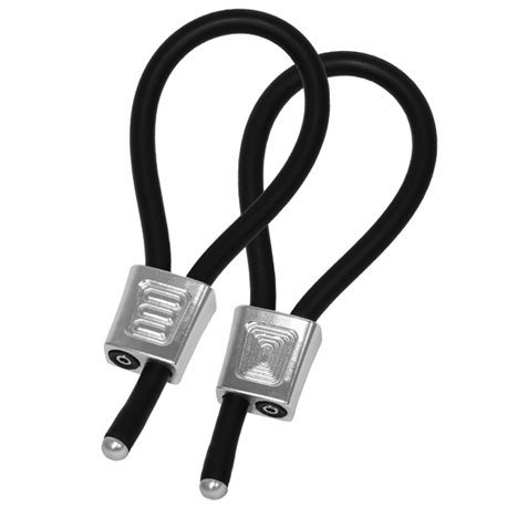 ElectraStim - Prestige Electraloops 2 x Regulowany Cockring (srebrny)