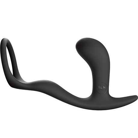 Korek analny z pierścieniem FUN FACTORY, grafitowy