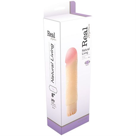 REALISTIC VIBRATOR REAL RAPTURE TIDE JELLY FLESH 8""""