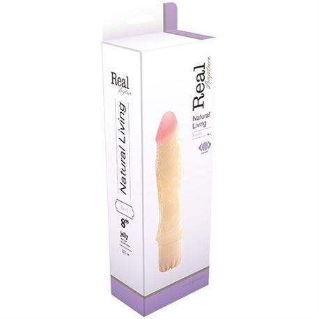 REALISTIC VIBRATOR REAL RAPTURE SWELL JELLY FLESH 8""""