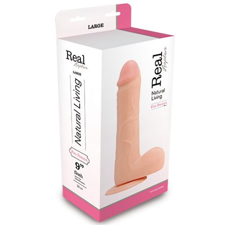 REALISTIC DILDO REAL RAPTURE FLESH 9""