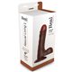 REALISTIC DILDO REAL RAPTURE BROWN 8""