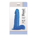 JELLY DILDO REAL RAPTURE BLUE 6,5""