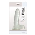 JELLY DILDO REAL RAPTURE CLEAR 7.5""