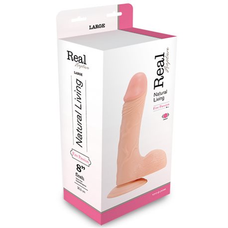 REALISTIC VIBRATOR REAL RAPTURE FLESH 8""
