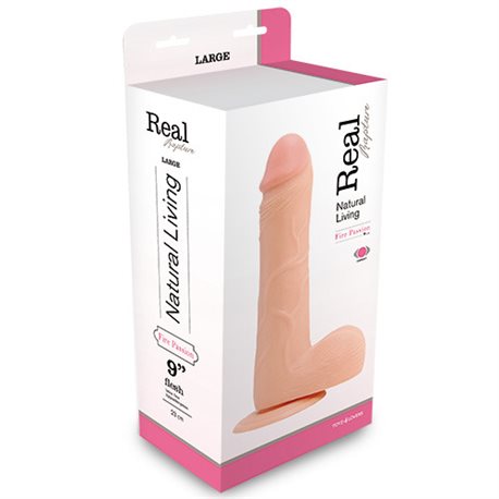 REALISTIC VIBRATOR REAL RAPTURE FLESH 9""
