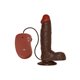 REALISTIC VIBRATOR REAL RAPTURE BROWN 7.5""