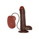 REALISTIC VIBRATOR REAL RAPTURE BROWN 10""