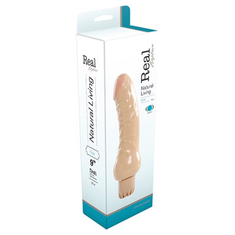 REALISTIC VIBRATOR REAL RAPTURE GALE FLESH 9""""