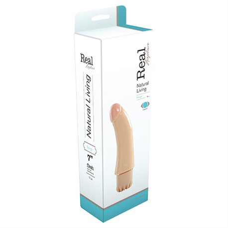 REALISTIC VIBRATOR REAL RAPTURE SURGE FLESH 7""""