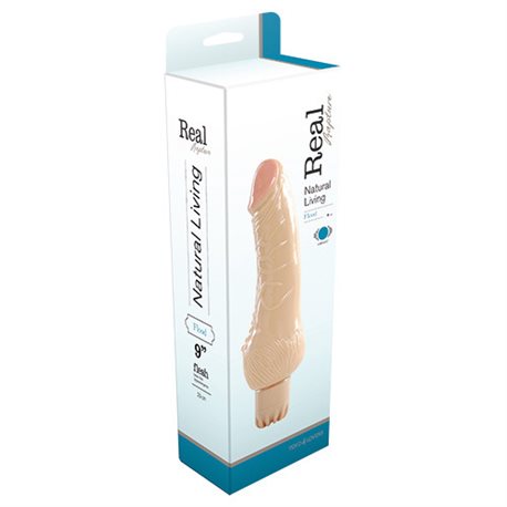 REALISTIC VIBRATOR REAL RAPTURE FLOOD FLESH 9""""