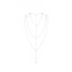 Bijoux Indiscrets - Magnifique Back & Cleavage Chain (srebrny)