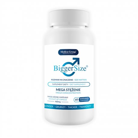 BiggerSize 60 kaps. - Kapsułki na powiększenie penisa