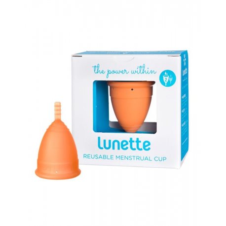 Lunette Menstrual Cup Orange - model 2