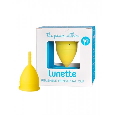 Lunette Menstrual Cup Yellow - model 1