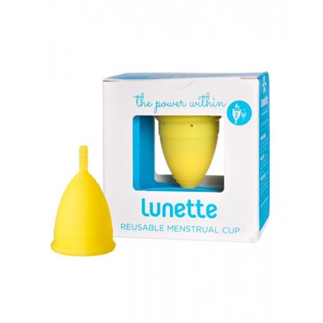 Lunette Menstrual Cup Yellow - model 2