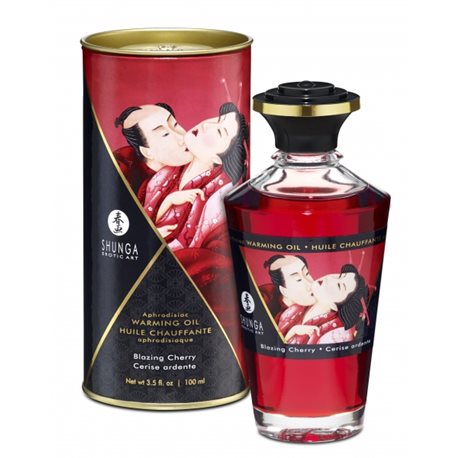 Shunga - Aphrodisiac Oil Blazing Cherry 100 ml