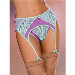 Lilac pas do pończoch S/M