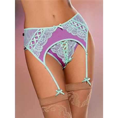 Lilac pas do pończoch S/M