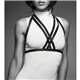 Bijoux Indiscrets - MAZE Halter Bra Harness Black