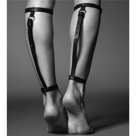Bijoux Indiscrets - MAZE Back Leg Garter Black