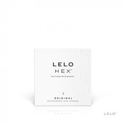 LELO - HEX Original prezerwatywy lateksowe (3 sztuki)