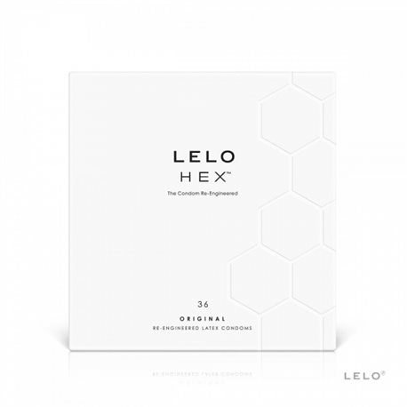 LELO - HEX Original prezerwatywy lateksowe (36 sztuk)