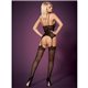 F224 bodystocking czarny S/M/L