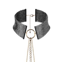 Bijoux Indiscrets - Metallic mesh black collar